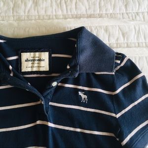 abercrombie Kids Navy and Pink Polo 5/$25